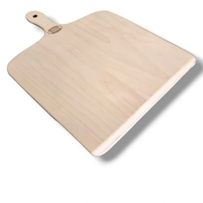 Afbeelding van Wood Lab Pizzaschep van berkenhout, 30 x 41 (7 mm), dik en duurzaam, geslepen oppervlak, gemaakt in Italië (1)