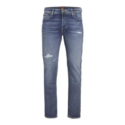 Afbeelding van JACK &amp; JONES heren jeans, Denim Blauw, 36W x 36L