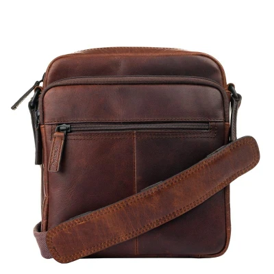 Afbeelding van Pylos59 Herentassen Buff Oily bruin