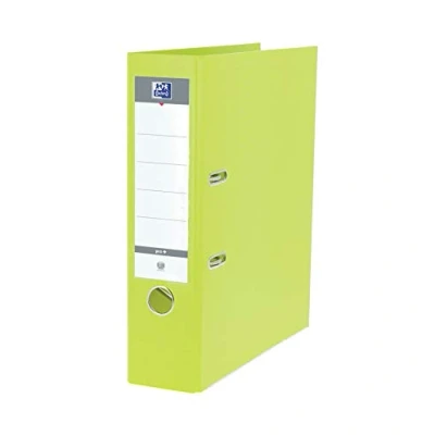 Afbeelding van OXFORD Ordner met hendel, Smart Pro+, A4XL, rug 80 mm, 2 ringen, envelop van polypropyleen, lichtgroen