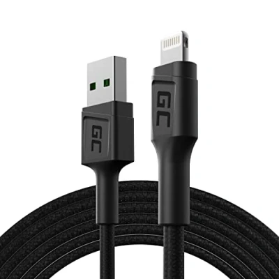 Afbeelding van GC PowerStream 2m Lightning Kabel Nylon Cable Snellaadkabel voor Apple iPhone 13 12 11 SE Pro/Max X XR XS Max 8 7 Plus 6 6S 5 5C 5S iPad Air/Pro/Mini iPod