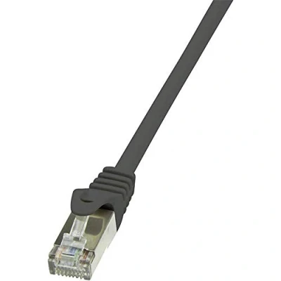 Afbeelding van LogiLink CP1093S CAT5e F/UTP patchkabel AWG26 zwart 10m