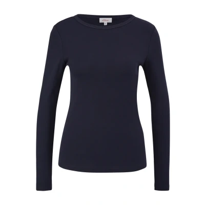 Afbeelding van s.Oliver longsleeve donkerblauw