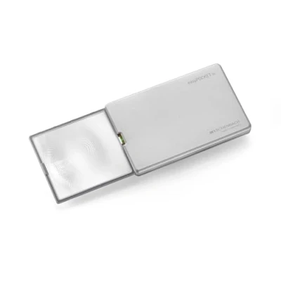 Afbeelding van Eschenbach 152111 Easy Pocket Vergrootglas Met LED verlichting Vergrotingsfactor: 3 x Zilver