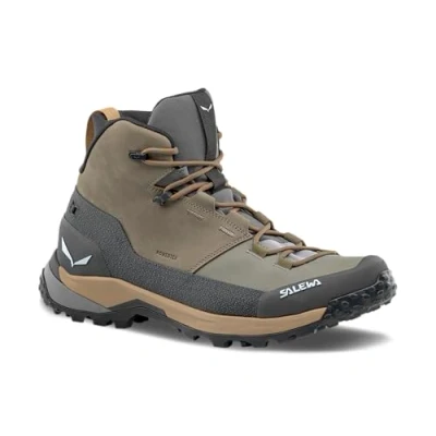 Afbeelding van Salewa PUEZ Leather MID PTX M, bungee koord onyx, 47 EU