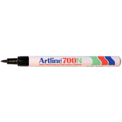 Afbeelding van Viltstift Artline 700 rond 0.7mm zwart