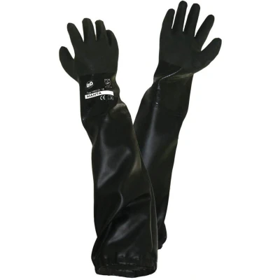 Afbeelding van L+D Griffy 1485 H Zandstralerhandschoen PVC Maat (handschoen): Voor heren EN 388 Cat II 1 paar