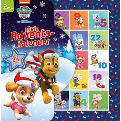 Afbeelding van PAW Patrol Mein Adventskalender: 24 Büchlein aus stabiler Pappe mit Aufhängern in wiederverschließbarer Box. Für Kinder ab 3 Jahren.