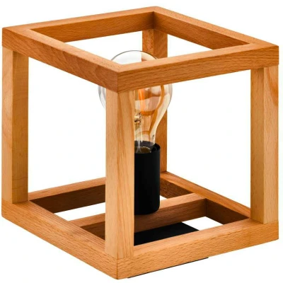 Afbeelding van EGLO Blackcrown 1 Tafellamp E27 20 cm Zwart/Bruin