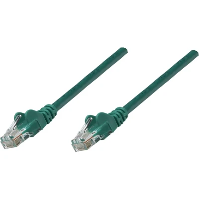 Afbeelding van Intellinet 737111 RJ45 Netwerkkabel, patchkabel CAT 6A S/FTP 20.00 m Groen Folie afscherming, Afscherming gevlochten, Halogeenvrij 1 stuk(s)