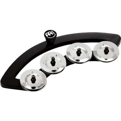 Afbeelding van Meinl Backbeat Tambourine BBTA1 BK, 10&quot; 12&quot; Tamboerijn