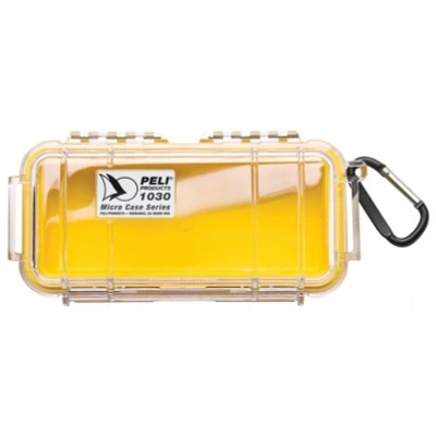 Afbeelding van Peli™ Case 1030 Microcase geel transparant