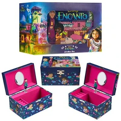 Afbeelding van Disney Encanto Muzikale Sieradendoos voor Meisjes Prinses Frozen Opbergdoos met Draaiende Mirabel De Kleine Zeemeermin Ariël Elsa Muziekdoos, Cadeaus (Veelkleurige Encanto)