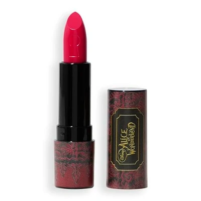 Afbeelding van Revolution Beauty, Alice in Wonderland x Mad Hatter Lippenstift, Halloween Lipmake up, Vegan &amp; Dierproefvrij, Fuchsia Roze