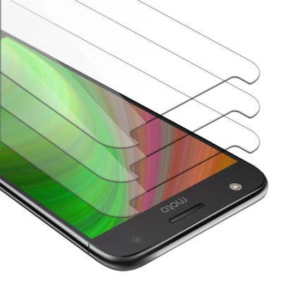 Afbeelding van Cadorabo 3x Screenprotector geschikt voor Motorola MOTO Z PLAY in KRISTALHELDER Tempered Display Pantser Film