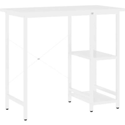 Afbeelding van vidaXL Computerbureau 80x40x72 cm MDF en metaal wit