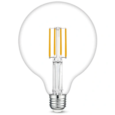 Afbeelding van Yphix E27 Led Filament Lamp Atlas G125 8w 2700k Dimbaar LEDdirect.nl
