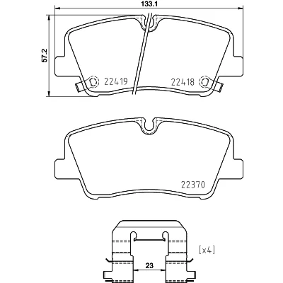 Afbeelding van Brembo Remblokset P 30 089