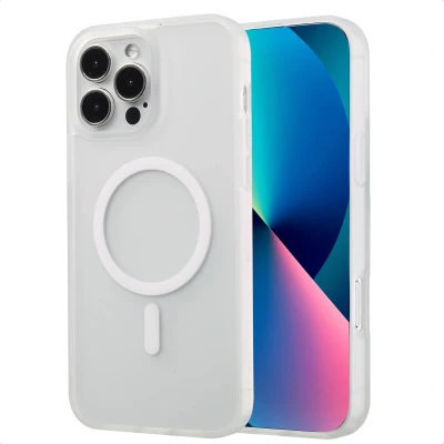 Afbeelding van Apple iPhone 13 Pro Max MagSafe Hoesje Kunststof imoshion Hardcase/Backcover Wit Telefoonhoesje