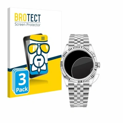 Afbeelding van BROTECT Glas Screen Protector voor Rolex Datejust 36 (3 Stuks) Schermbeschermer [9H Hardheid, Beschermglas Folie niet Gehard Glas]