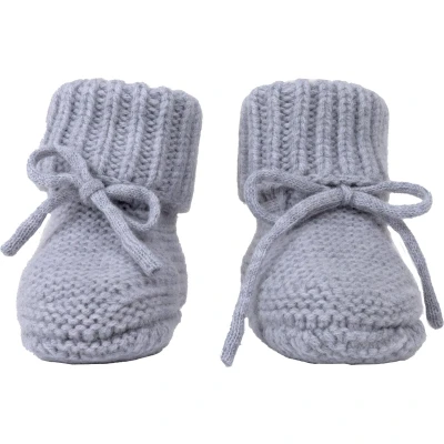 Afbeelding van Lodger Babysloffen Slipper Folklore Merino Wool Drizzle 0 6mnd