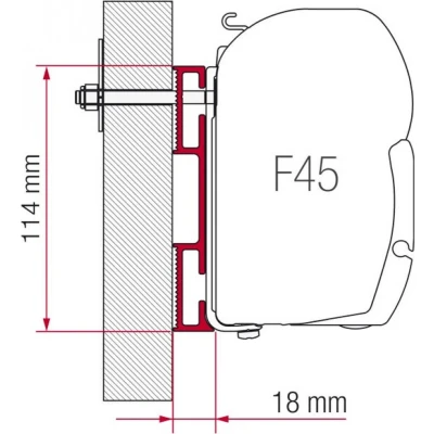 Afbeelding van Fiamma Adapter D120 Per Stuk