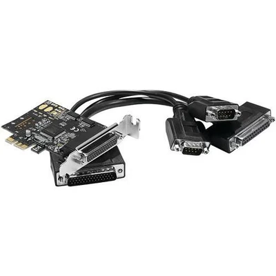 Afbeelding van PCI Express kaart 1x 2x RS232 + Parallele Low Profile