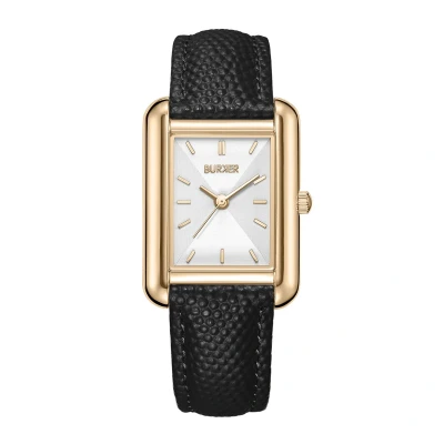 Afbeelding van Burker Limited Edition Horloge, Dames, Maat: One Size, Gold black leather