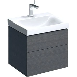 Afbeelding van Geberit Xeno2 wastafelonderbouwkast met 2 laden, scultura grijs 580 x
