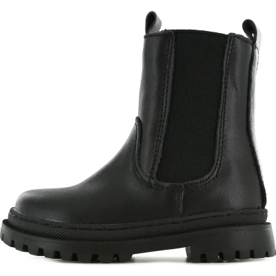 Afbeelding van Shoesme NT21W004 B leren chelsea boots zwart