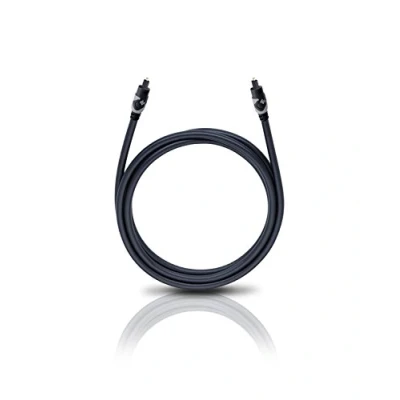 Afbeelding van Oehlbach Easy Connect Opto 150 Optische digitale kabel met Toslink stekker Geschikt voor Soundbar, Blu Ray Player &amp; PS4 1,5 m Zwart/Grijs