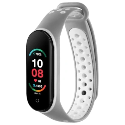 Afbeelding van ABYX Montre Connectee Fit Lime Grijs