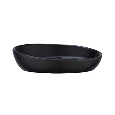 Afbeelding van Wenko Badi Zeepschaal Keramisch Diameter 11,5 x 3 cm, zwart, 11, 5 cm