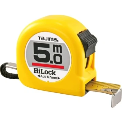Afbeelding van Tajima H6P50MY Hi Lock meetlint 5 m/16 mm, geel