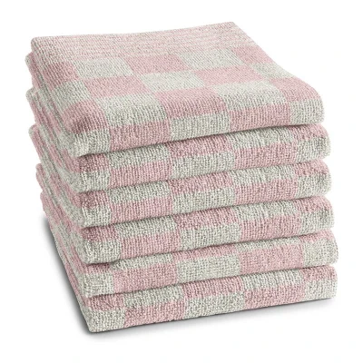 Afbeelding van Keukendoek DDDDD Barbeque Pastel Pink (Set van 6)