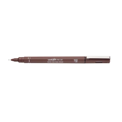 Afbeelding van Fineliner Uni ball Pin 0,1mm sepia