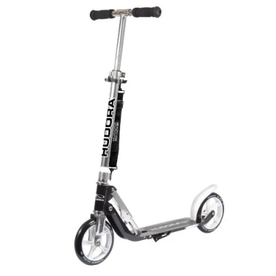 Afbeelding van HUDORA BigWheel 180 Scooter step voor kinderen en volwassenen vanaf 6 jaar cityroller tot 100 kg inklapbaar in hoogte verstelbaar met draagriem