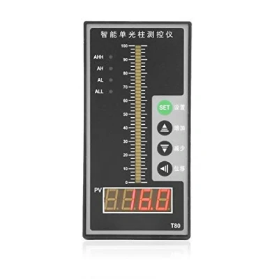 Afbeelding van Vulstandssensor T80, intelligente drukregelaar, lichtkolomweergave, 4 20 mA vulstandzender, vloeibaar meetmedium, samenwerking met instructies voor de weergave van het digitale display