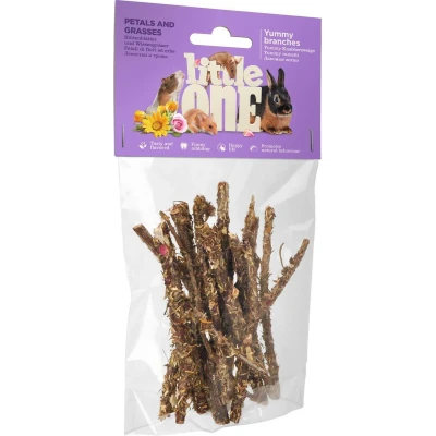 Afbeelding van Little One Yummy Knaaghout Met Bloemblaadjes En Grassen Speelgoed 35 g