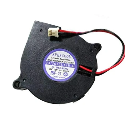Afbeelding van Nieuwe koeler Ventilator voor EVERCOOL EC5015L12E B 50x50x15mm DC12V 0.10A 2Wire Koelventilator