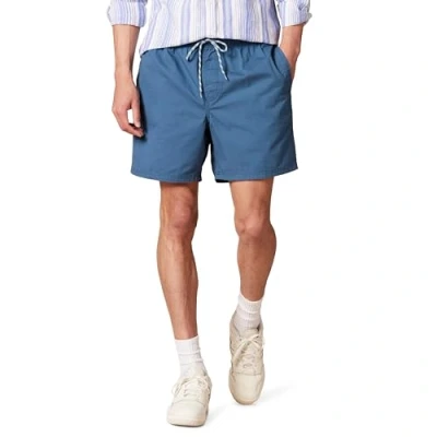 Afbeelding van Amazon Essentials Men&#039;s Hardloopshort met trekkoord in de zoom en binnenbeenlengte van 15 cm, Blauw, S