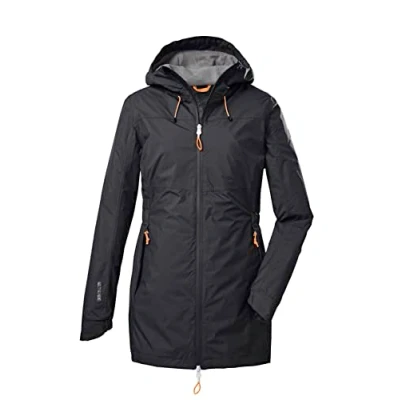 Afbeelding van killtec Women&#039;s Functioneel jack/outdoorjack met capuchon KOS 54 WMN JCKT, dark anthracite, 36, 39169 000