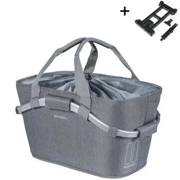 Afbeelding van Basil 2Day Carry All achtermand MIK, grey melee