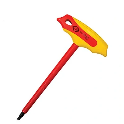 Afbeelding van C.K Zeskantstiftsleutel 4 mm met T greep, VDE geïsoleerd