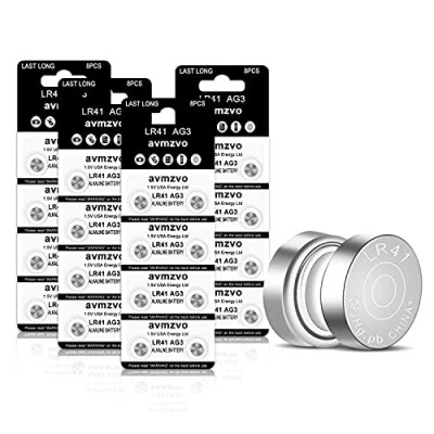 Afbeelding van LR41 Knoopcel AG3 1,5V Alkaline Batterij 32 stuks 392 SR41 192，Zonder Kwik 【3 jaar garantie】