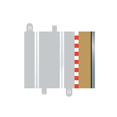 Afbeelding van Scalextric C8223 Halve Rechte Grens/Barrière 1:32 Schaal Accessoire