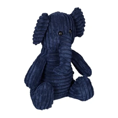 Afbeelding van Relaxdays deurstopper olifant knuffel deurstop zandvulling woonkamer kinderkamer