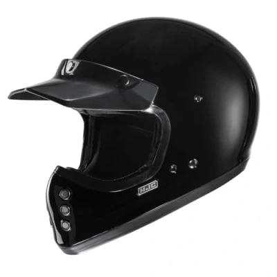 Afbeelding van HJC V60 Solid Helm, zwart, afmeting 2XL voor man