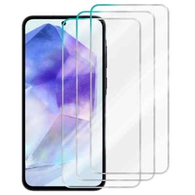 Afbeelding van Cadorabo Screenprotector geschikt voor Samsung Galaxy M33 5G Pantser film Beschermende in KRISTALHELDER Geharde (Tempered) display beschermglas 9H hardheid met 3D Touch
