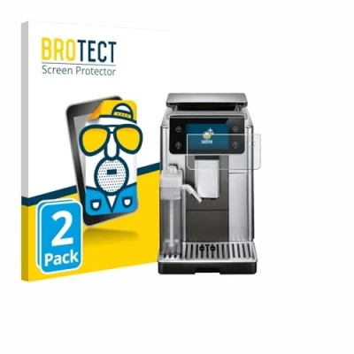 Afbeelding van BROTECT Screenprotector voor DeLonghi PrimaDonna Aromatic ECAM630.75.TSM Folie Beschermfolie matte (2 Stuks)